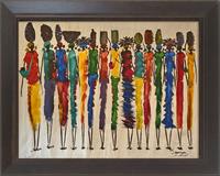 Painting in frame from Zambia