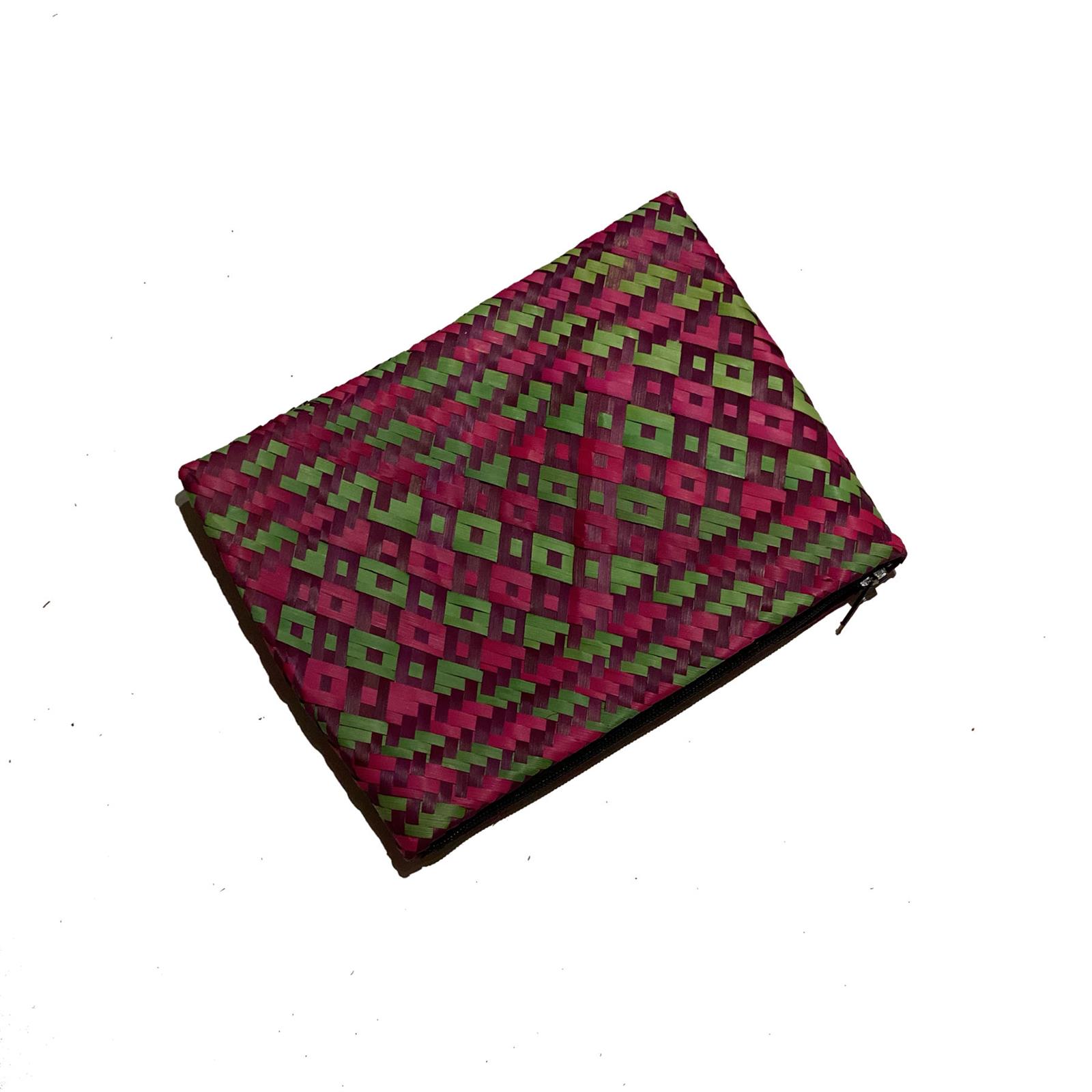 Makeup bag rosa og grønn